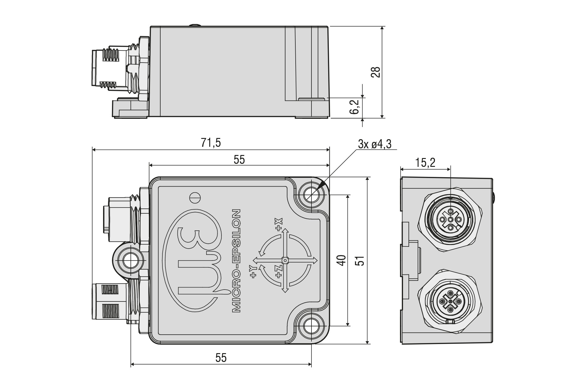 INC5502D-360/90-P-OS-CO Neigungssensor