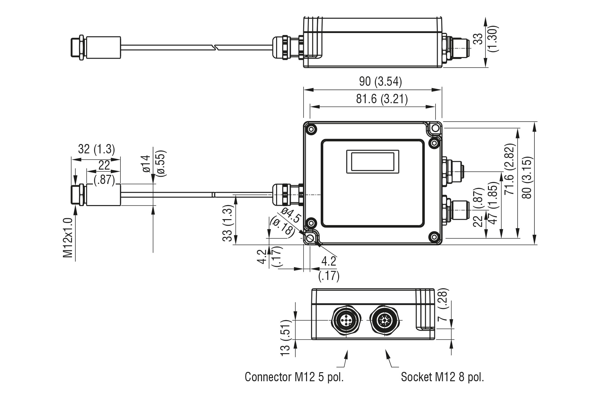 Robustes Miniaturpyrometer UC-SF15-S1