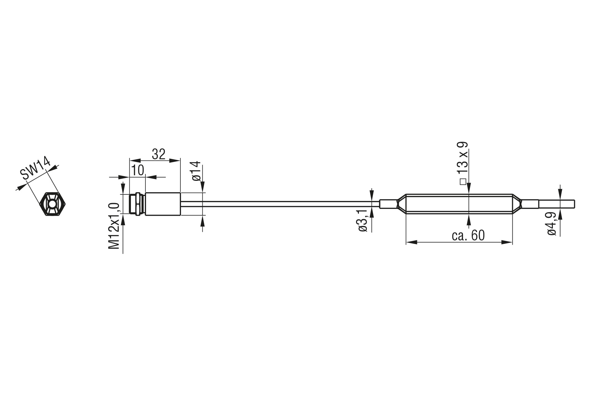 Performantes Industriepyrometer SE-SF15-S05-C05-I